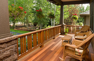 Cedar Decking in Hawaiian Gardens